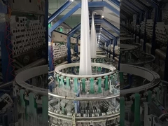 Il nuovo tessuto bianco materiale del vergine per fertilizzante insacca il prodotto tubolare intessuto pp